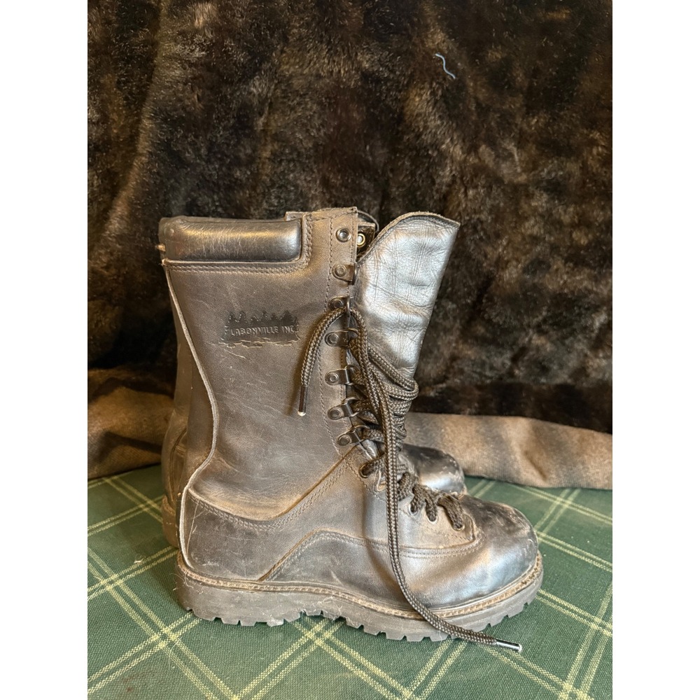 DISTRESSED LABONVILLE  LEATHER LACE UP PACKER CHORE WORK BOOTS 6.5 EE